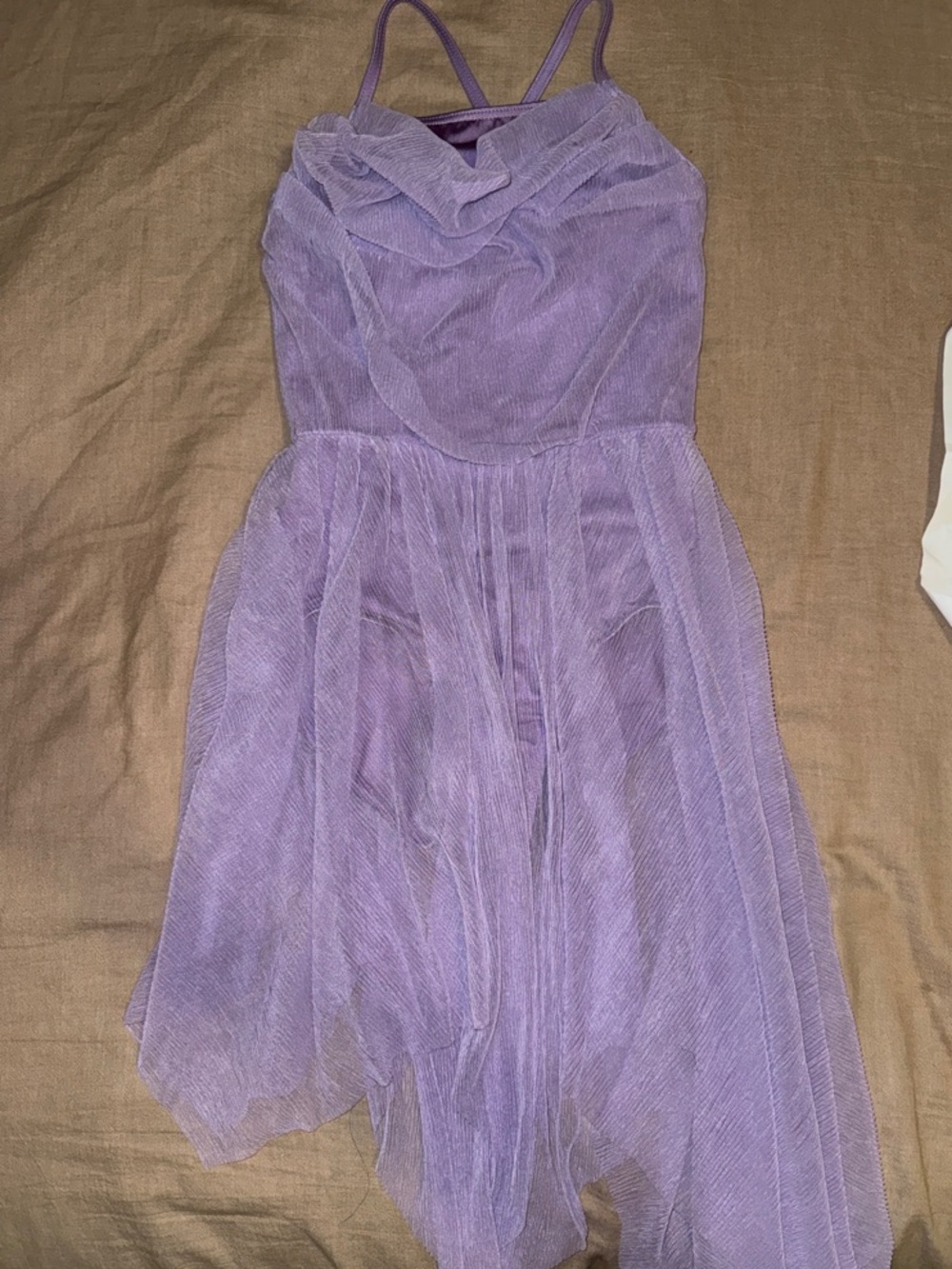 Lyrical dance costume Weissman Lilac Tulle Spaghetti-Strap Dress